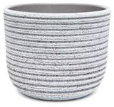 Изображение товара Горшок Лоза-А керамический бело-серый Ø12 см