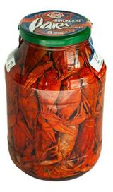 Изображение товара Раки консервированные «РакиКраб» Волжские в солевой заливке, 3 л