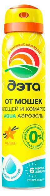 Изображение товара Аэрозоль от клещей «Дэта» Aqua ваниль, 100 мл