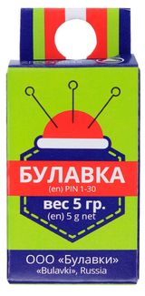 Изображение товара Булавки «Дамское счастье» портоновские, 5 шт