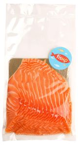 Изображение товара Семга слабосоленая филе ломтики ~ 500 г