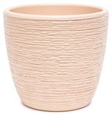 Изображение товара Горшок керамический Флер бежевый без поддона, 9 см