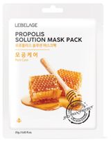 Изображение товара Маска тканевая для лица Lebelage с экстрактом прополиса Корея, 25 мл