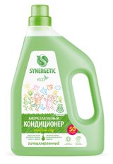 Изображение товара Кондиционер-ополаскиватель для белья Synergetic Райский сад 1,5 л, 50 стирок