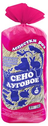 Изображение товара Подстилка гигиеническая  «Уют» Сено луговое с лепестками роз, 20 л