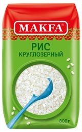Изображение товара Рис Makfa круглозерный, 800 г