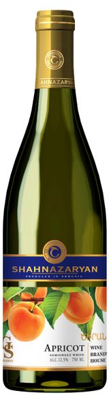 Изображение товара Плодовый алкогольный продукт SHAHNAZARYAN Абрикос полусладкий бургундия 12,5% Армения, 0,75 л
