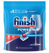 Изображение товара Таблетки для посудомоечной машины Finish Power, 25 шт