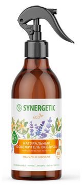 Изображение товара Освежитель воздуха Synergetic Пачули и нероли ароматический гипоаллергенный, 380 мл