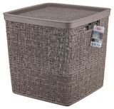 Изображение товара Коробка Idea Бязь с крышкой 28х28х28 cм, 17 л