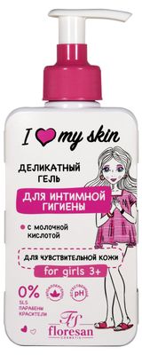 Изображение товара Гель для интимной гигиены FLORESAN Деликат с молочной кислотой, 250 мл