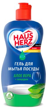 Изображение товара Средство для мытья посуды Haus Herz Алоэ Вера и Глицерин, 450 мл