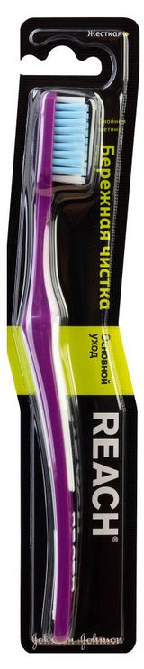 Изображение товара Зубная щетка Reach Control Бережная чистка жесткая, 1 шт