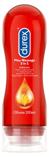 Изображение товара Гель-смазка интимная Durex Play Massage 2in1 Sensual Иланг-Иланг, 200 мл