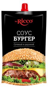Изображение товара Соус майонезный кулинарный Mr.Ricco Бургер 28% охлажденный, 210 мл