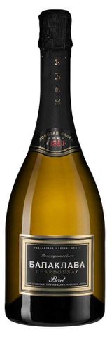 Изображение товара Игристое вино «Балаклава» Chardonnay Brut белое брют Россия, 0,75 л