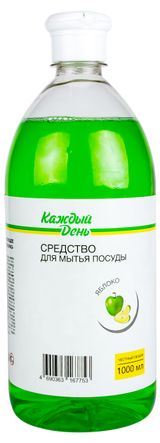 Изображение товара Средство для мытья посуды «Каждый день» с ароматом яблоком, 1 л