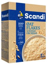 Изображение товара Хлопья овсяные Scandi, 400 г