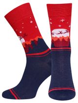 Изображение товара Носки мужские новогодние «Брестские» синий меланж 2146, р. 25