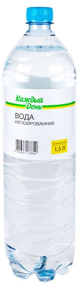 Изображение товара Вода питьевая «Каждый день» негазированная, 1,5 л