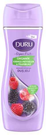 Изображение товара Гель для душа Duru Organic Fruit Red fruits & Raspberry, 450 мл