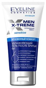 Изображение товара Гель после бритья Eveline Cosmetics men x-treme 6в1 увлажняющий, 150 мл