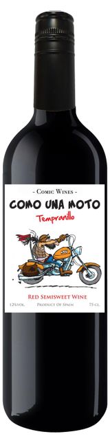 Изображение товара Вино Como Una Moto красное полусладкое Испания, 0,75 л