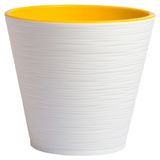 Изображение товара Горшок «Ливингрин» К 20-10 Конус с вкладкой d.20 белый