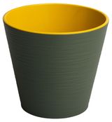 Изображение товара Горшок «Ливингрин» К 15-32 Конус с вкладкой d.15 нефрит