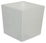 Изображение товара Горшок «Ливингрин» КВ 20-10 Квадро с вкладкой d.20 белый