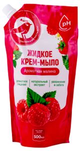 Изображение товара Мыло АШАН Красная птица жидкое с ароматом малины, 500 мл