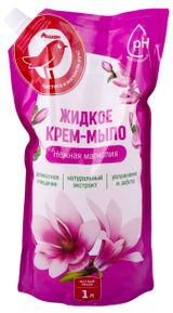 Изображение товара Мыло АШАН Красная птица жидкое с ароматом магнолии, 1 л