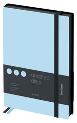 Изображение товара Ежедневник Berlingo Instinct недатированный А5 кожзам с резинкой 136 л, 1 шт в ассортименте