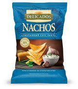 Изображение товара Чипсы кукурузные Delicados Nachos сметанный соус ранч, 150 г