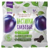 Изображение товара Пастилки «Правильные сладости» Сливовые без добавления сахара, 70 г