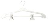 Изображение товара Вешалка Valexa с клипсами белая