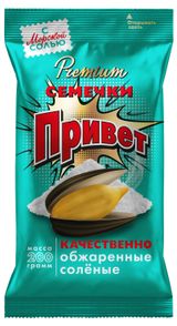 Изображение товара Семечки подсолнечника «Привет» соленые, 200 г