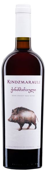 Изображение товара Вино Киндзмараули Рыбы-Бараны красное полусладкое Грузия, 0,75 л