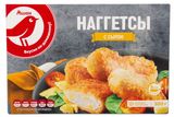 Изображение товара Наггетсы куриные АШАН Красная птица с сыром замороженные, 300 г