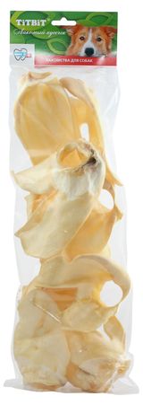 Изображение товара Лакомство для собак TiTBiT ухо телячье BIG, 240 г