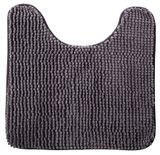 Изображение товара Коврик для туалета Fresh Code Шенилл из микрофибры серый, 45х45 см