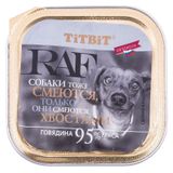 Изображение товара Корм для собак TiTBiT RAF говядина, 100 г