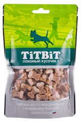 Изображение товара Лакомство для собак TiTBiT косточки мясные с индейкой и творогом, 145 г