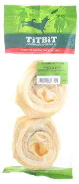 Изображение товара Лакомство для собак TiTBiT ухо говяжье внутрнее, 81 г