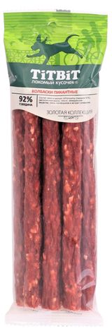 Изображение товара Лакомство для собак TiTBiT Колбаски Пикантные, 80 г