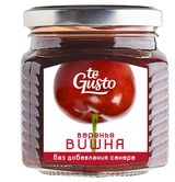 Изображение товара Вишня вареная te Gusto без сахара, 300 г