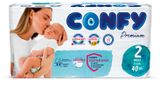 Изображение товара Подгузники Confy Premium mini размер 2 (3-6 кг), 40 шт