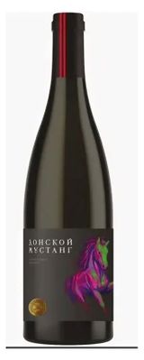 Изображение товара Вино «Донской мустанг» красное полусладкое Россия, 0,75 л