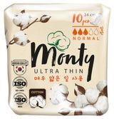 Изображение товара Прокладки гигиенические Monty Ultra Thin Normal Plus 240mm, 10 шт