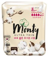 Изображение товара Прокладки гигиенические Monty Ultra Thin Super Plus 290mm, 8 шт